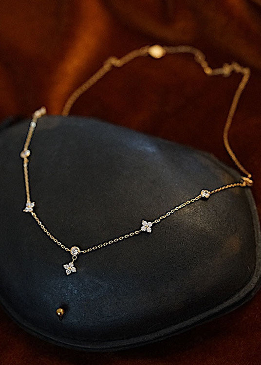 Julia Capri Chain Necklace 18K Gold Silver Plated