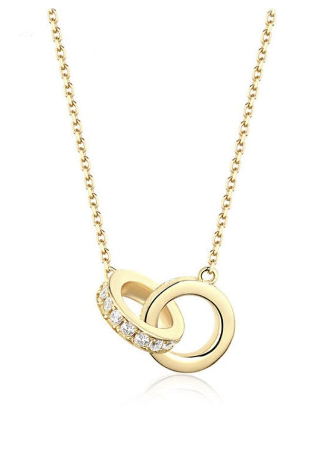 Julia Capri Classic Interlocking Circles Pendant
