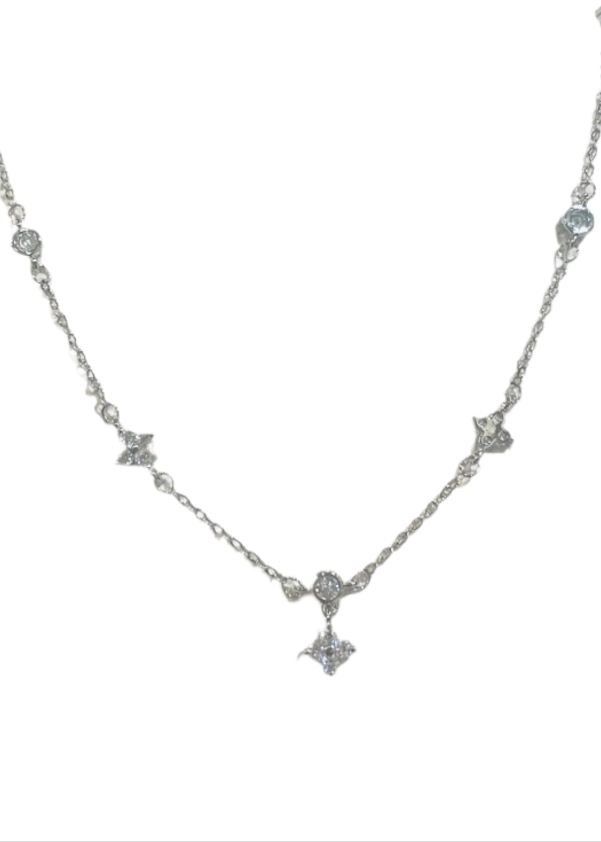 Julia Capri Chain Necklace 18K Gold Silver Plated